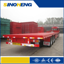 40ft Tr-Axle Container Flatbed Semi Remolque en venta